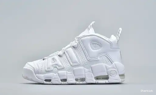 More White Uptempo Air Triple 921948-100  0430